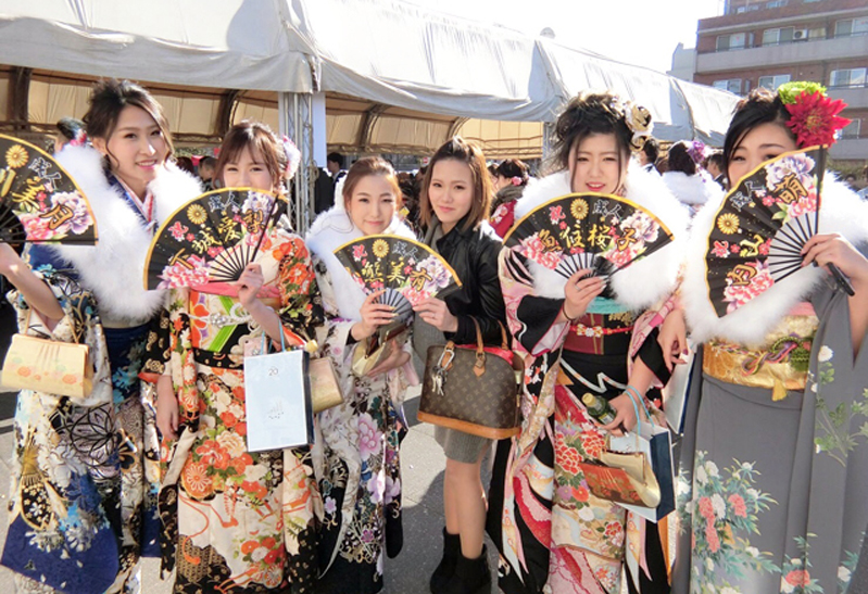 成人式扇子 卒業式扇子 お祝い扇子 彩飾扇子 舞扇子 オーダーメイド